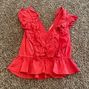 red tank size small from the pants store